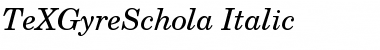 TeX Gyre Schola Italic