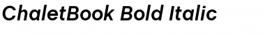 ChaletBook Bold Italic