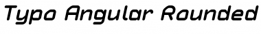 Typo Angular Rounded Demo Bold Italic