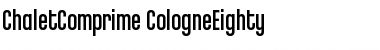 ChaletComprime-CologneEighty Regular Font