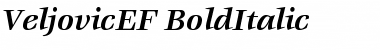 VeljovicEF BoldItalic Font