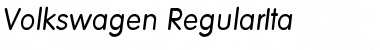 Volkswagen-RegularIta Regular Font