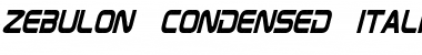 Download Zebulon Condensed Font