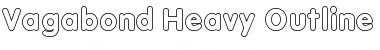 Vagabond Heavy Outline Regular Font