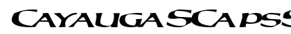 CayaugaSCapsSSK Italic Preview