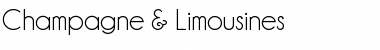 Champagne & Limousines Regular Font