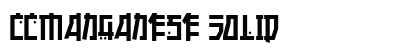 CCManganese Solid font free download