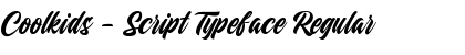 Download Coolkids - Script Typeface Font