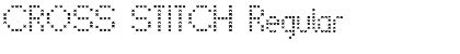 CROSS STITCH Font