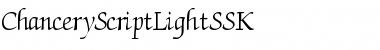 Download ChanceryScriptLightSSK Font