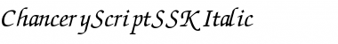 Download ChanceryScriptSSK Font