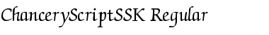 ChanceryScriptSSK Regular