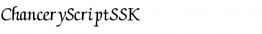 ChanceryScriptSSK Regular