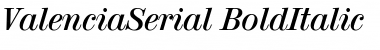 ValenciaSerial Font