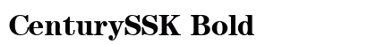 CenturySSK Bold Preview