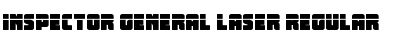 Inspector General Laser Regular Font