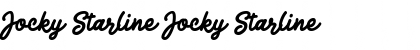 Jocky Starline Font
