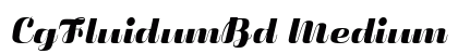 CgFluidumBd Medium font free download