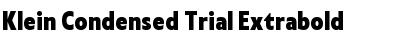 Klein Condensed Trial Extrabold