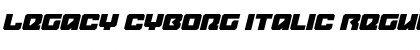 Download Legacy Cyborg Italic Font
