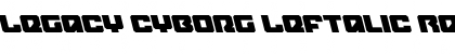 Download Legacy Cyborg Leftalic Font