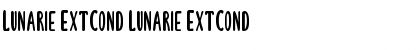 Download Lunarie ExtCond Font