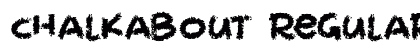 Chalkabout Regular font free download