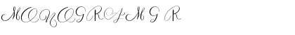 MONOGRAM G Font