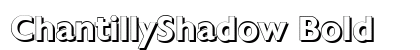 ChantillyShadow Bold Preview