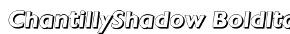 ChantillyShadow BoldItalic Preview
