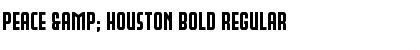 Peace & Houston Bold Regular Font