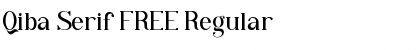 Qiba Serif FREE Regular Font