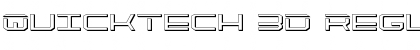 QuickTech 3D Font