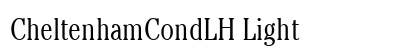 CheltenhamCondLH Light Preview