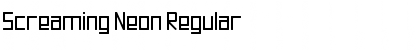 Screaming Neon Regular Font