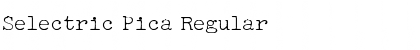 Selectric Pica Regular Font