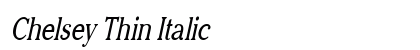 Chelsey Thin Italic Preview