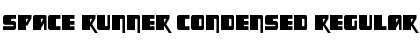Download Space Runner Condensed Font
