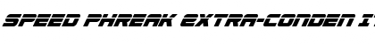Download Speed Phreak Extra-Conden Ital Font