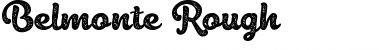 Belmonte Rough Regular Font