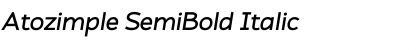 Atozimple SemiBold Italic