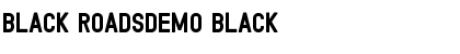 Download Black RoadsDEMO Font