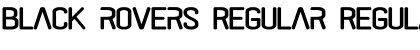 black rovers Regular Font