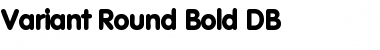 Download Variant Round Bold DB Font