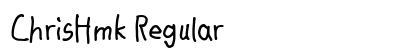 ChrisHmk Regular font free download