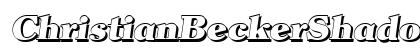 ChristianBeckerShadow-Heavy Italic font free download
