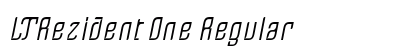 LTRezident One Regular Preview