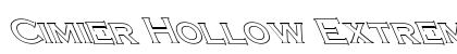 Cimier Hollow Extreme Lefty Regular Font Preview