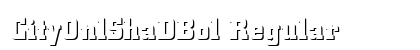 CityOnlShaDBol Regular font free download
