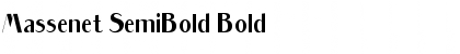 Massenet SemiBold Font